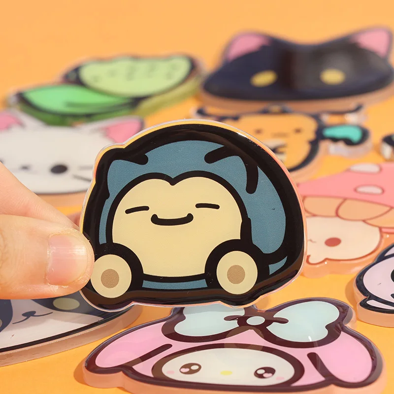 Хорошее качество на заказ Печатный красочный аниме брелок прозрачный милый акриловый для подарка