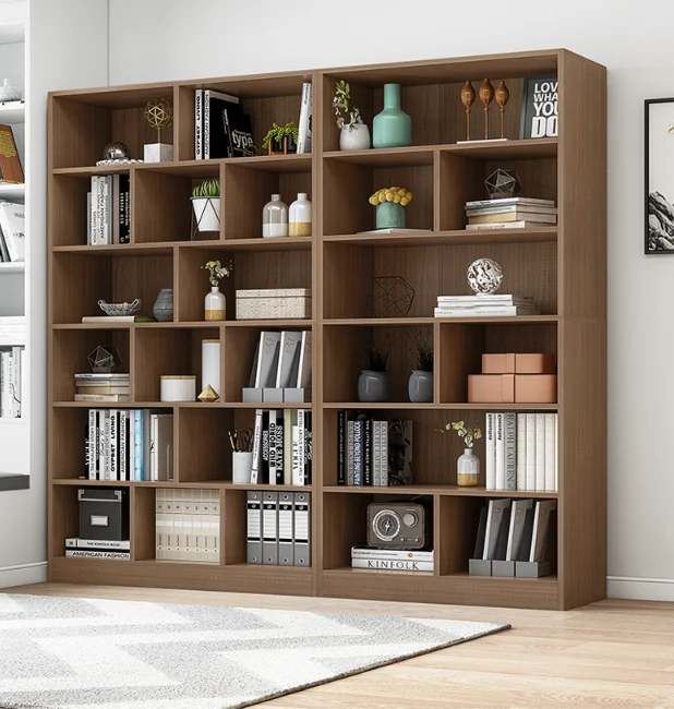 Storage Shelf Cabinet Bookcase Storage Shelf Living Room Furniture Display Storage Bookcase Wooden Large Space Wooden