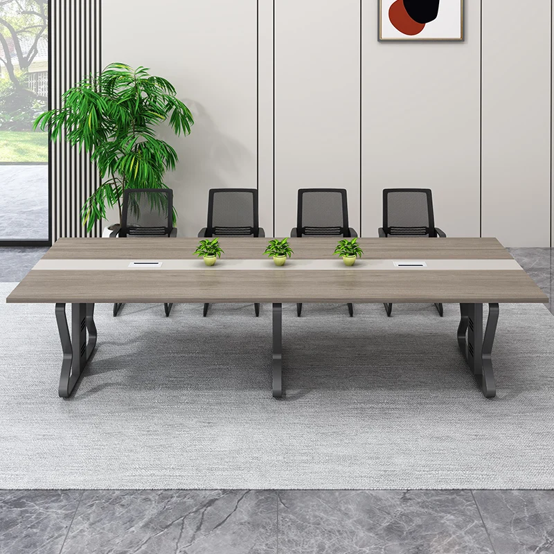 HYZ-14 office furniture desk 20 person office meeting room conference tables chairs set meeting table modern conference table