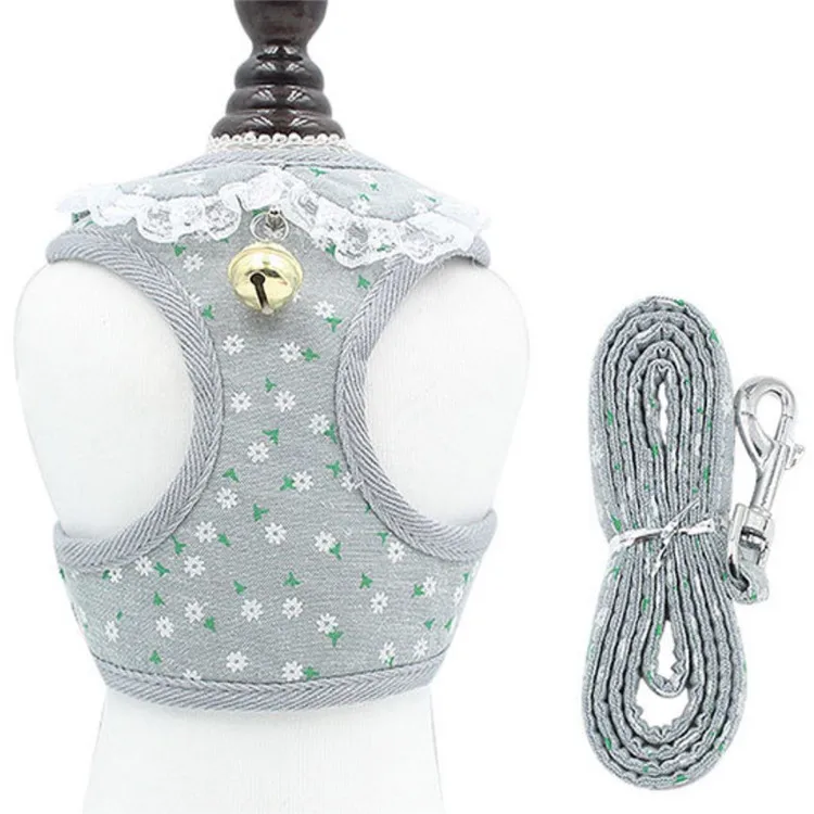 
Mesh fabric kitten harness camouflage cat vest 