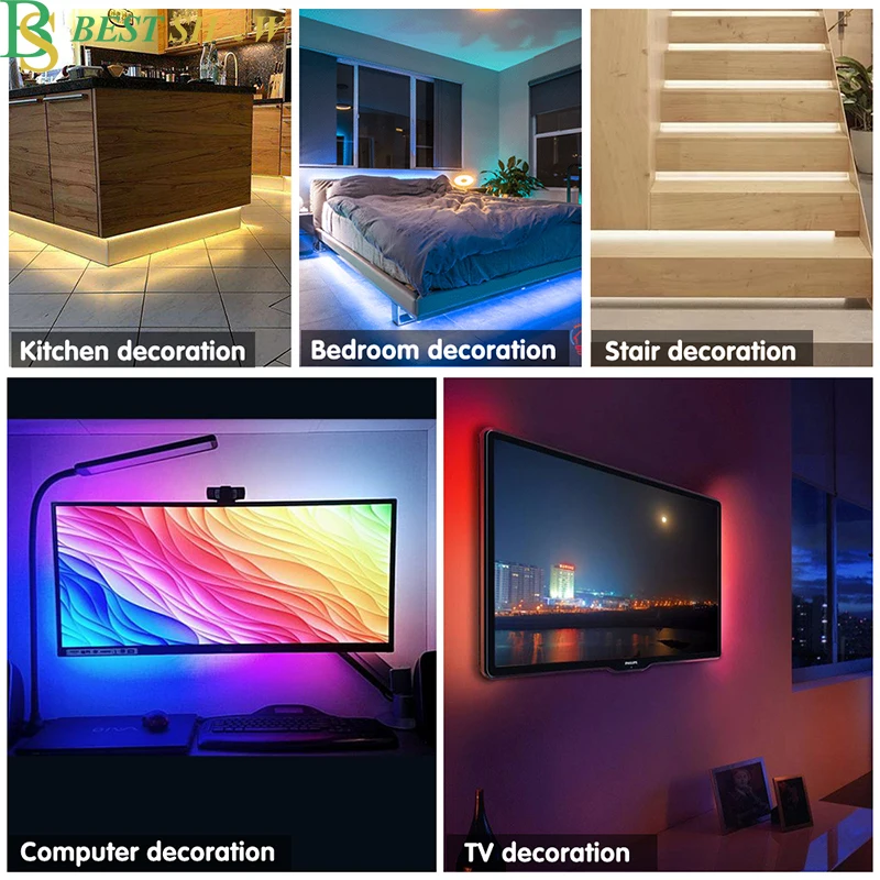RGB светодиодные полосы света Luces; Большие размеры
