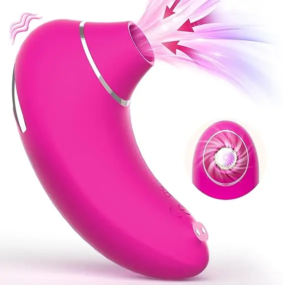 Vibrator Upgraded Sucking Vibrators 9 Sucking Vibrating Nipples Clitoral Stimulator Adult Toy for Female Adults Couples