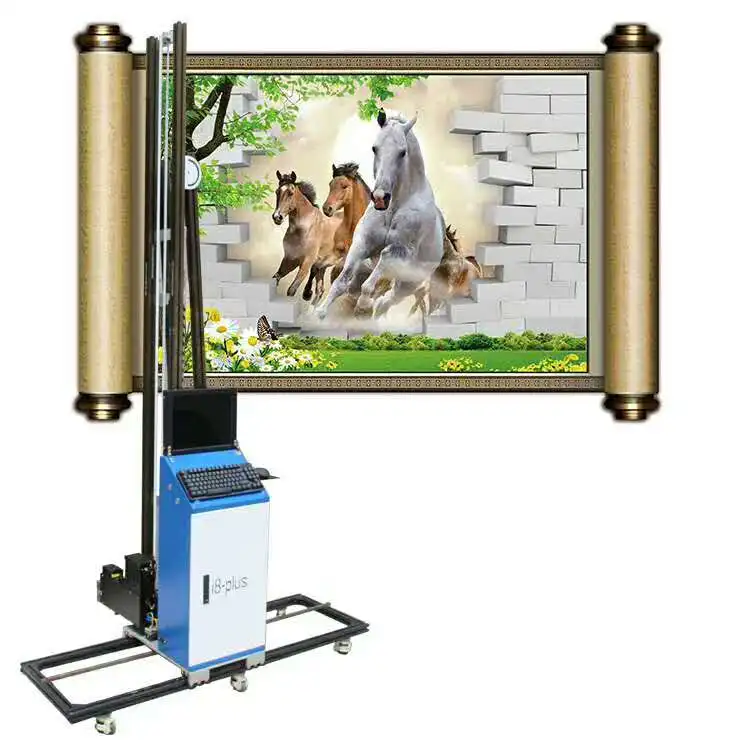 Industrial Large Format UV Inkjet 3D Floor Wall Tiles Printing Machine Wall Printer