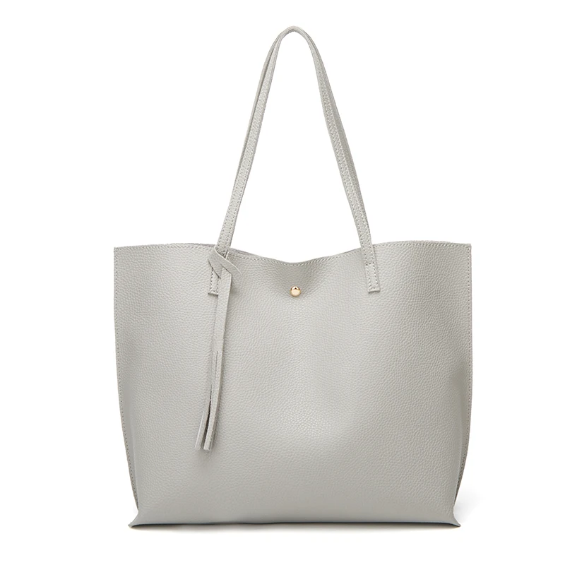 Fashion Female Handbag Luxury Women Pu Tote Bag Ladies Big Shoulder Bag
