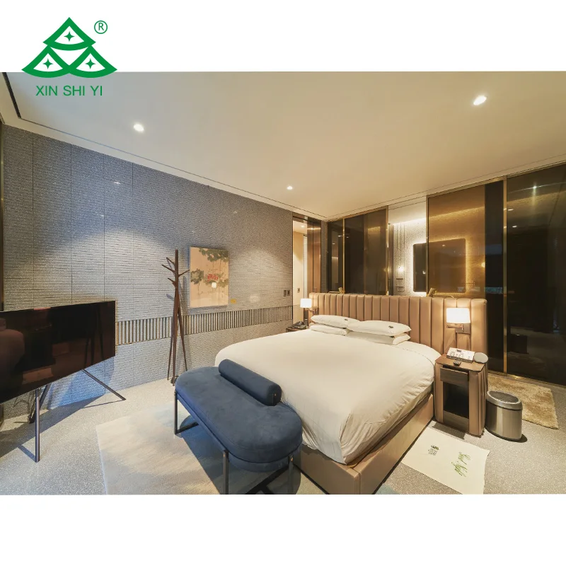 XSY- L101 Villa /apartment/vacation Hotel Furniture Suite Italian Style Lounge Suites Single Bed Popular and Famous
