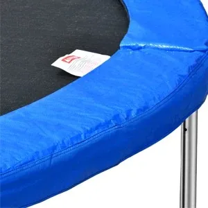 Home & park trampolines. Child-friendly, large & commercial. With safety nets. Bouncing beds, some with basketball hoops.