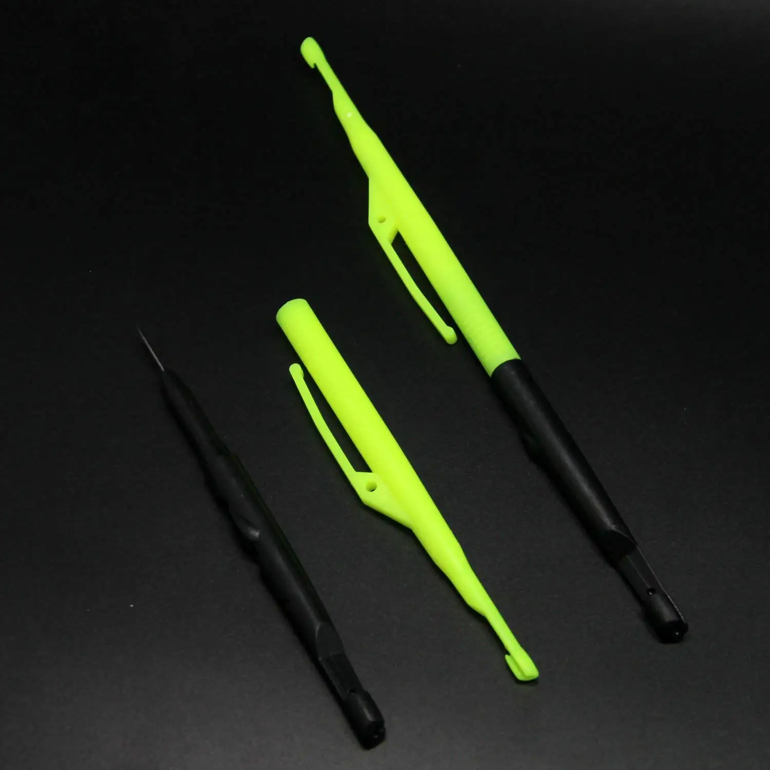 SAMSFX Carp Fishing Tools Hook Disgorger Hook Dehookers Removal Tool and Hair Rig Baiting Needle  1 Pair in Pack