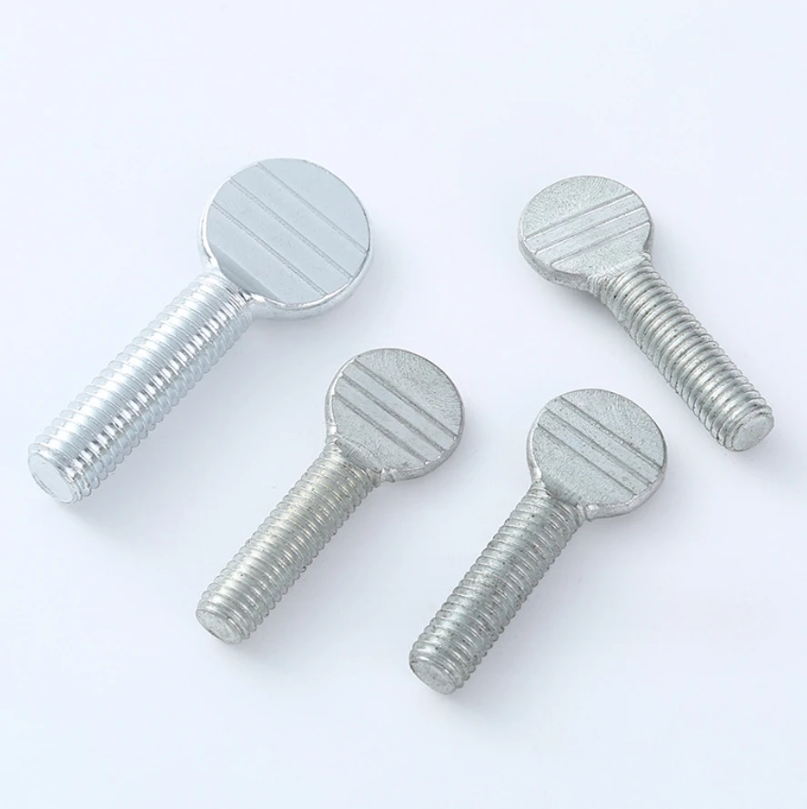 Regular Round Head Table Tennis Racket Screws Spade Head Wave Plate Thumb Racket Screw Regular Thumb Screws