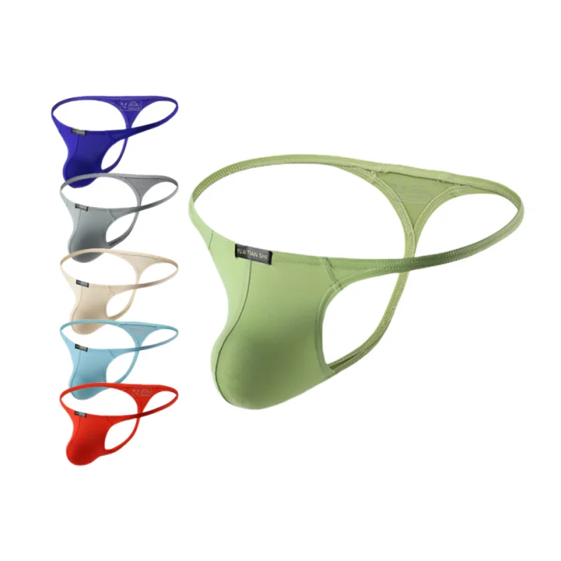 Customized 13 colors Breathable Rhinestone Boy Thong Underwear Men In Thongs US Size