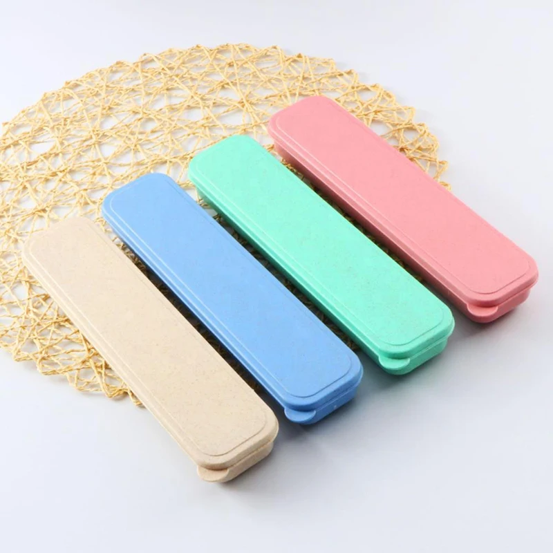 10pcs/set 215*6mm Metal Drinking Straw Stainless steel straw set with Case