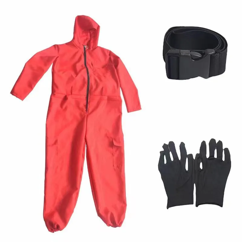 Movie same theme costume clothes Korean Halloween cosplay jumpsuits money heist outfit