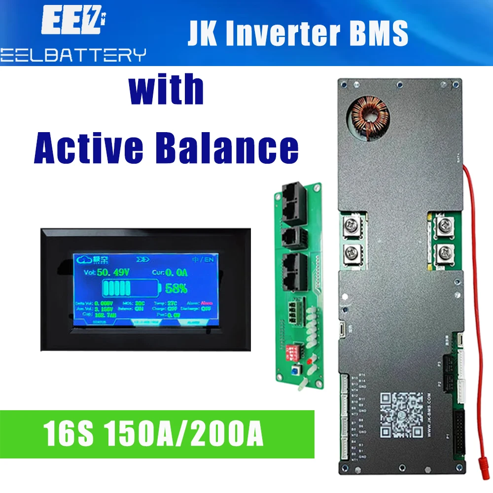JK DIY BOX KIT 16S 48V 280Ah 302Ah 304Ah 320Ah 48V Lifepo4 Battery PB2A16S20P JK BMS Metal enclosure box