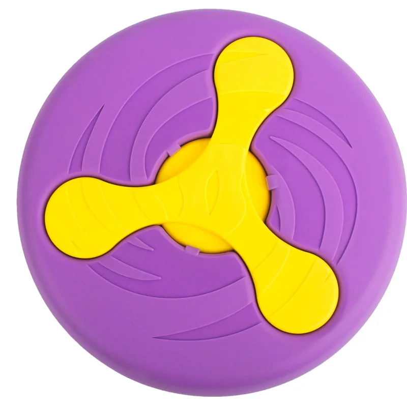 
Dog flying disc rubber dog toy pet training toy 