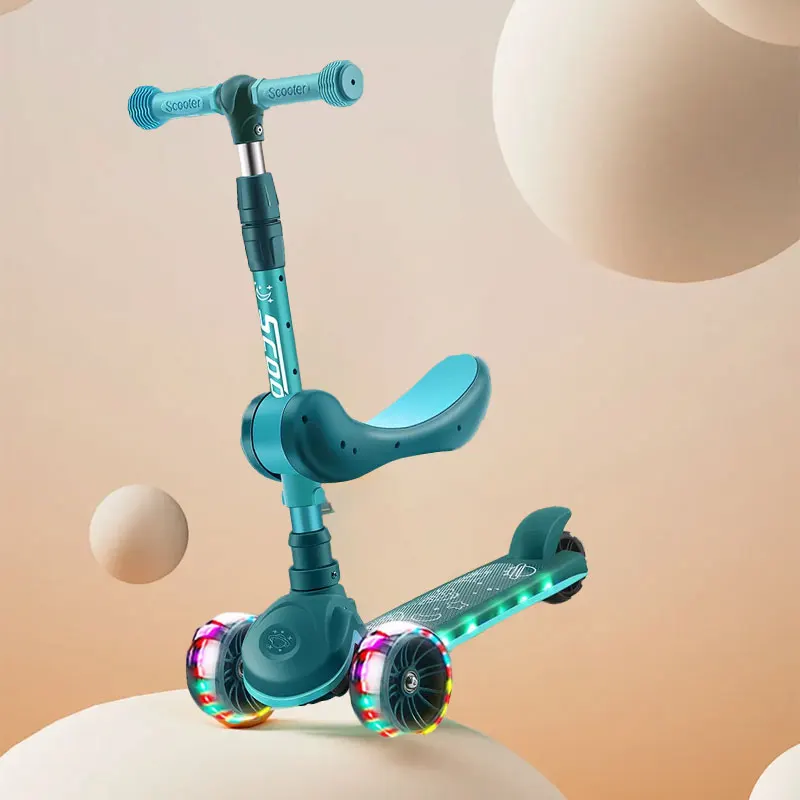2024 New Type Baby Stroller Kids 3 in 1 Folding Child Toy 3 to 10 Years Kick Scooter For Kids Children