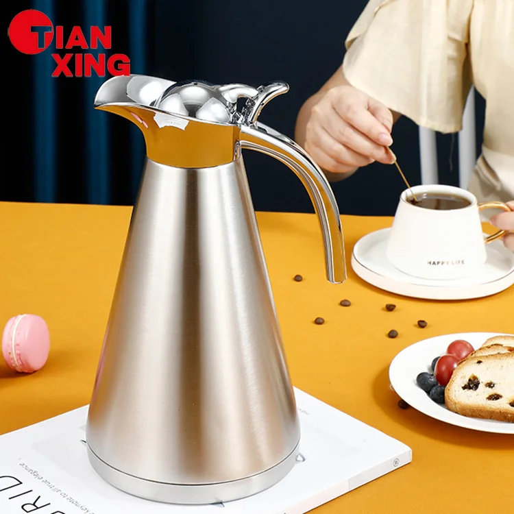 Double Wall Thickened Stainless Steel Kettle 1.2L 1.5L Vacuum Flasks Thermoses Insulated Water Bottle Thermos Tea Coffee Pot