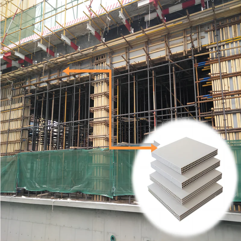 concrete pp hollow plastic formwork for building construction