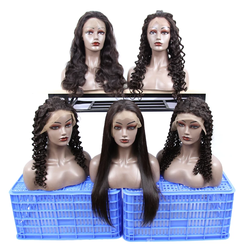 Best selling full lace wig body wave high quality wholesale straight natural U part human hair wigs