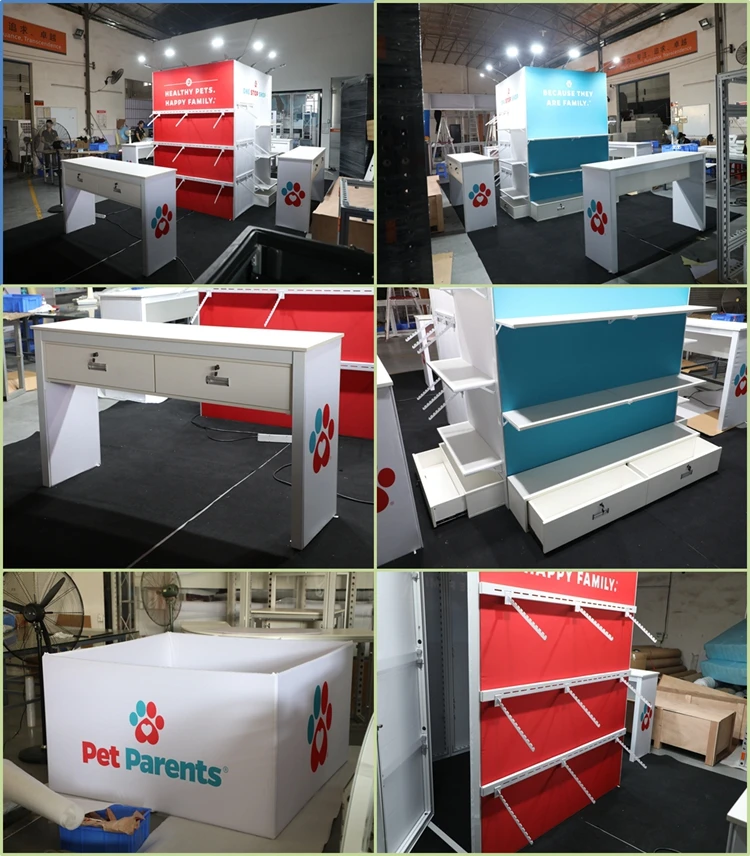 Show For Sale indoor Exhibition Collapsabile Exhibit Furniture Stands Largest Companies Heavy Equipment  Trade Fair Booth 6Mx9M