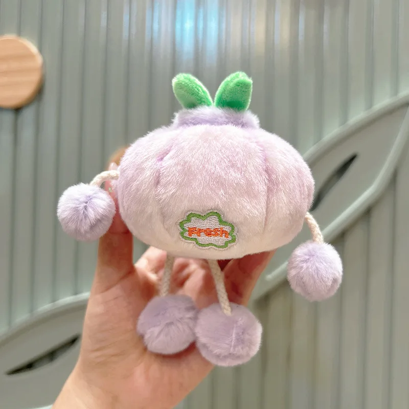Scream Vegetable Plush Toy Tensile Elongation Figure Key Chain Creative Toys Tomato Corn Potato Soft Stuffed Doll