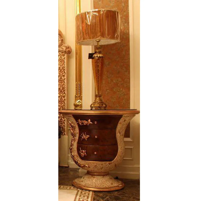 Роскошная королевская итальянская антикварная кровать Rococo резные королевские наборы мебели в стиле барокко для