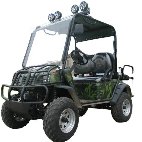 true 4 by 4 4WD  four wheel drive electric lifted suspension golf cart with big wheels