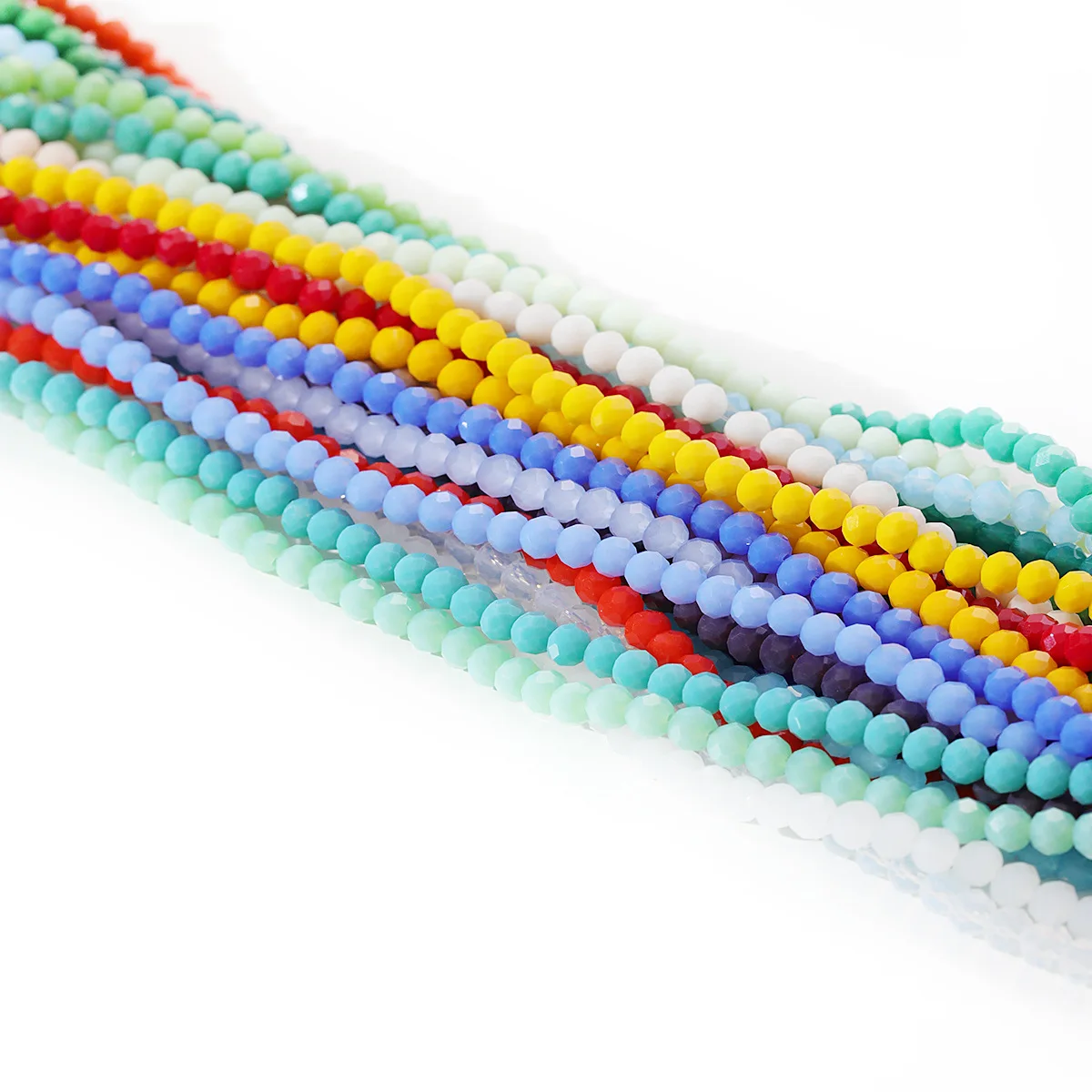 Wholesale Bulk Crystal Glass Beads 3/4/6/8/mm Loose Beads Transparent Diy Crystal Beads for Jewelry Making