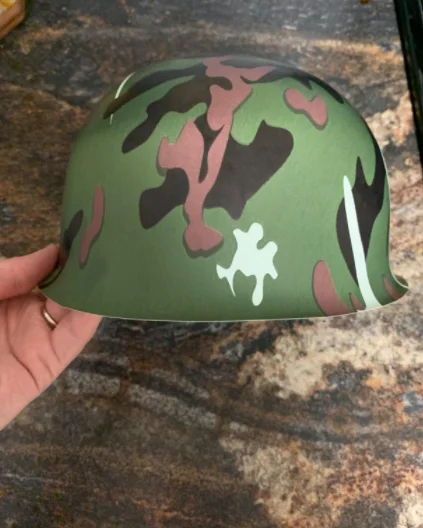 Hot selling army Helmets for Kids Plastic Camouflage Hats Soldier Helmet Party Favors Camo Costume Dress Up Hat