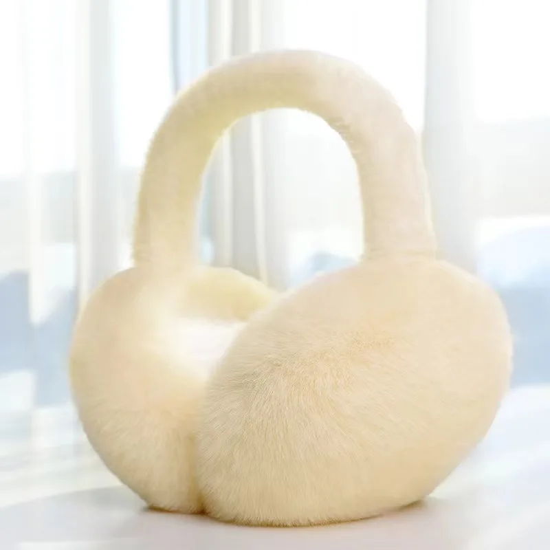 Earmuffs Winter girl cute plush winter warm earbag anti-freeze earcap earmuffs Ear protector can fold ear warm