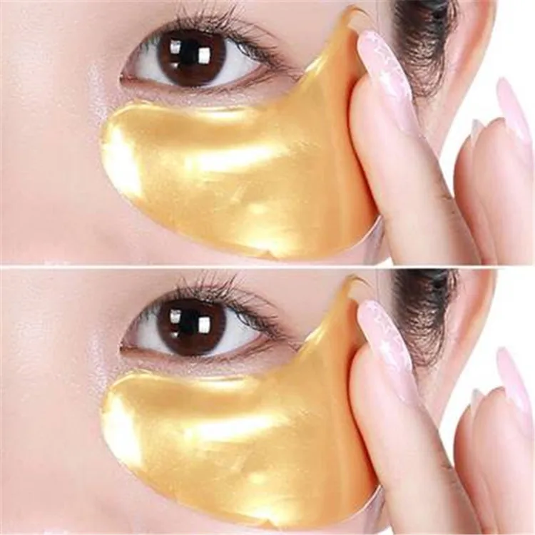 Private Label Snail Gold Crystal Collagen Anti-wrinkle, Anti Aging Mask Eye Seaweed Patch Eye Mask