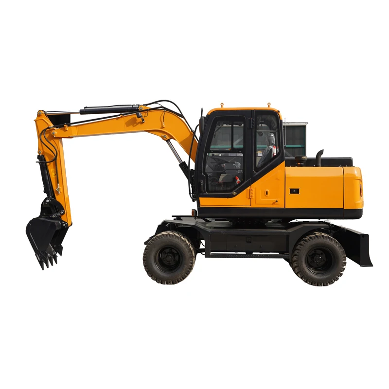New style BT9075  8 Ton China mini Wheel Excavator Sale