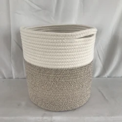 Hot selling Cotton Rope  Basket with simple handle