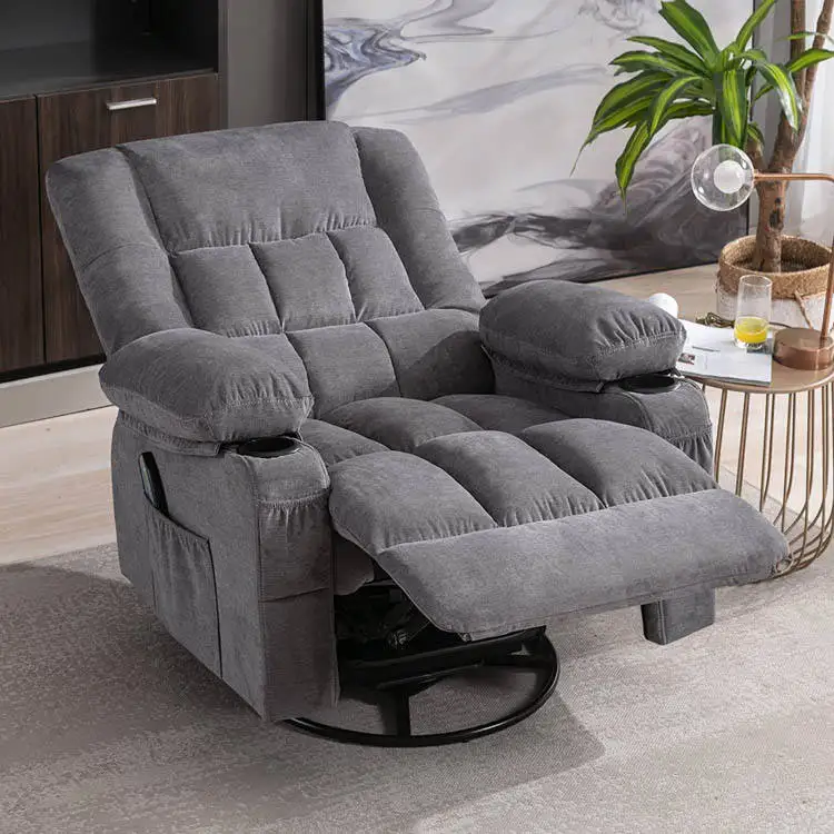 sofa reclinable giratorio de cuero genuino vip cinema ue  Velvet recliner chair