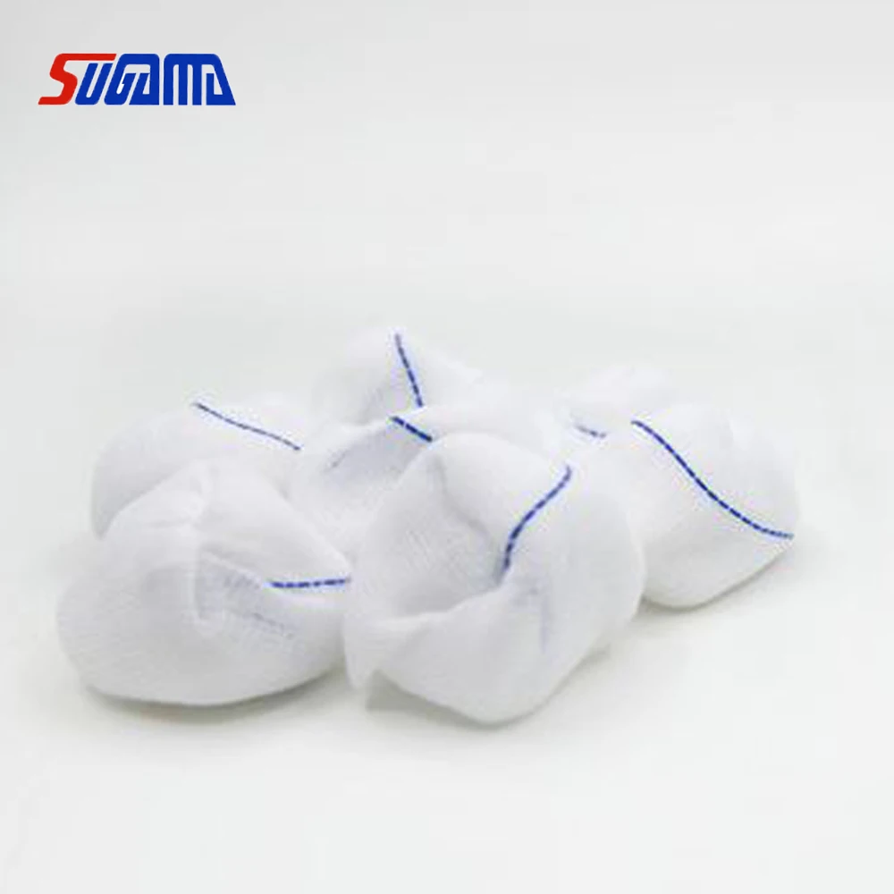 fast delivery good price absorb hemodialysis gauze ball manufacturers and suppliers for surgical use