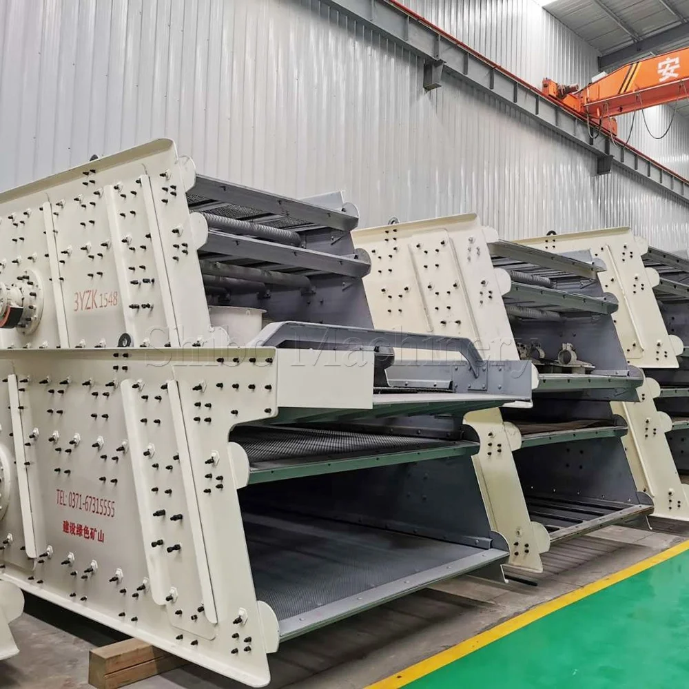 High capacity stone and sand vibrating screen sieve screening machine