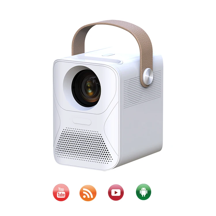 Newest Native 1920*1080P 4K Smart Mobile Phone Projector 3800 Lumens Wifi Video LCD Projector