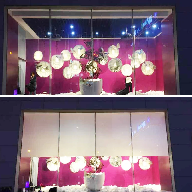 High quality electric smart pdlc privacy film real projection film for window