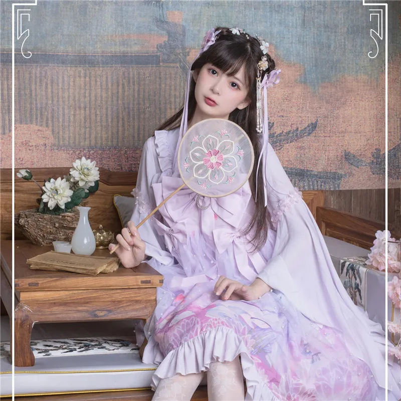 Wholesale Halloween Sweet Lolita Japanese Girl Cosplay Anime Outfits Maid Cafe Costume Fancy Dress