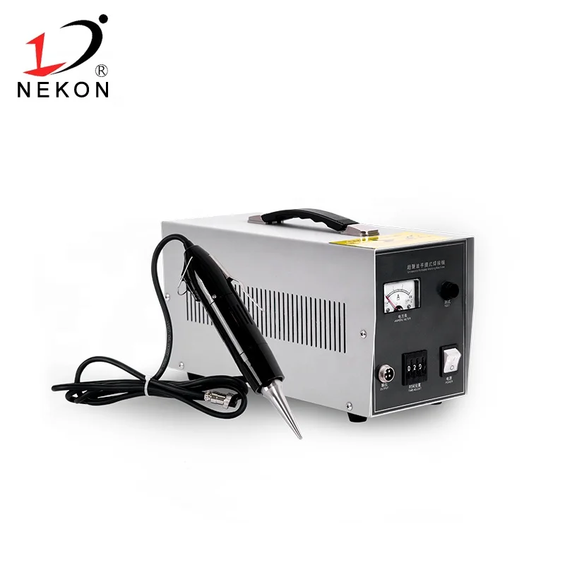 Non woven fabric semi auto ultrasonic portable plastic welding machine