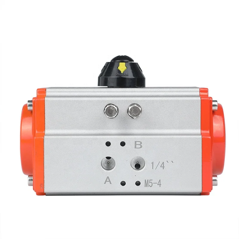 Manufacturer Aluminum Double Acting Spring Return Rotating Valve Pneumatic Actuator for ball valve butterfly valve