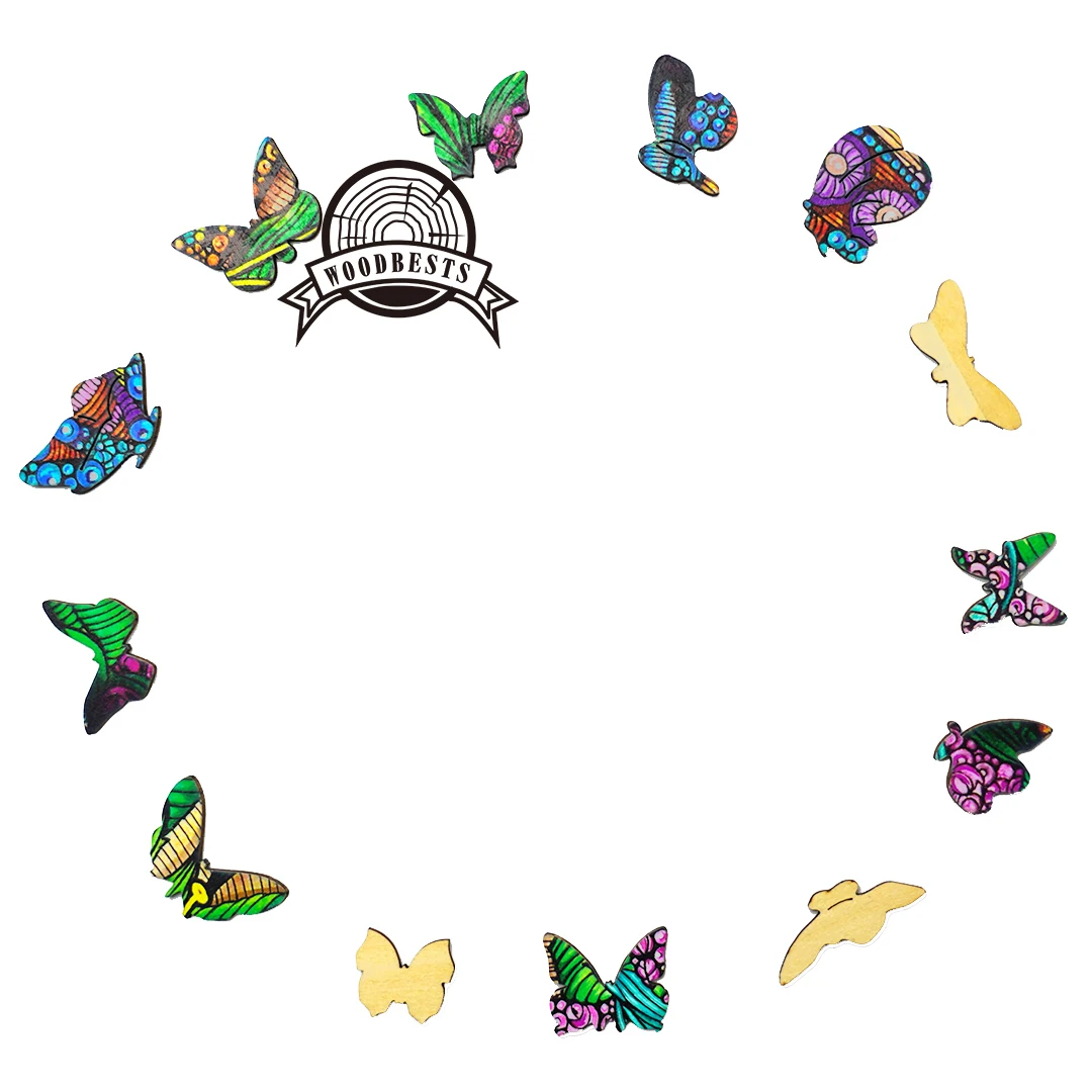 WOODBESTS Hot Selling Laser Cutting Animal Shaped Wooden 3d Jigsaw Puzzle for Family Connection Gaming Puzzle