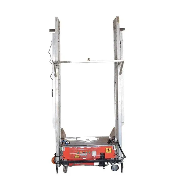 New technology concrete automatic mini cement plastering wall machine