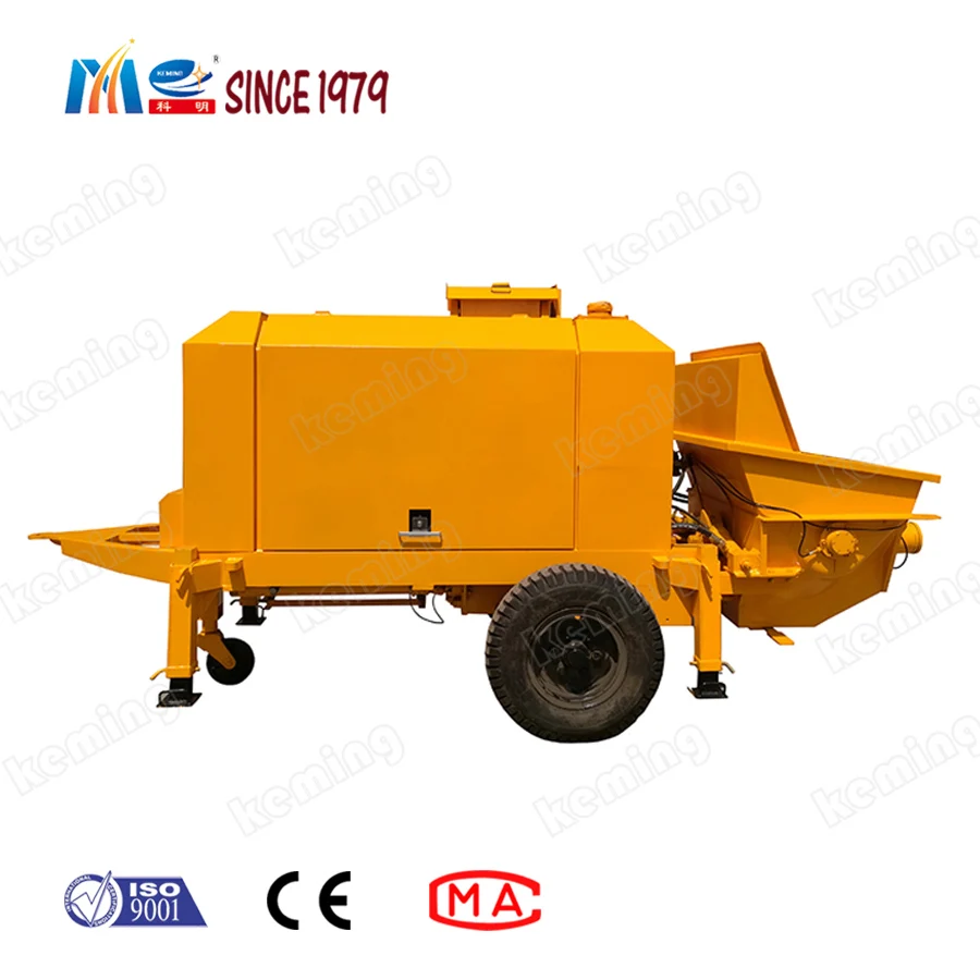 New Condition And Diesel Power Type Mini Concrete Pump With Mixer