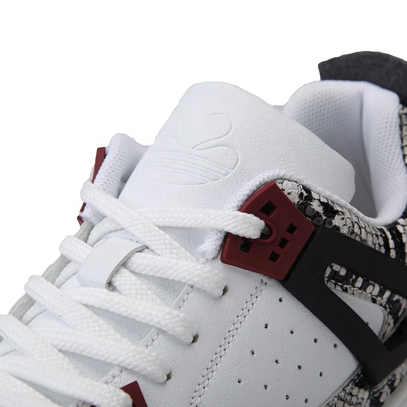 
Sneaker Men Fashion Chunky Sport Wholesale China Street Club Air Snakeskin PU Basketball Shoes 