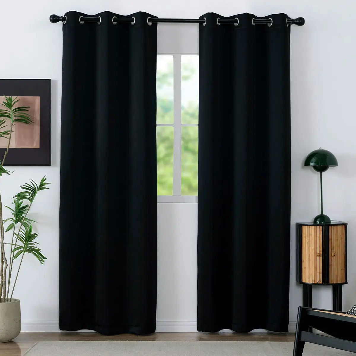 Factory Direct Curtain Popular Sale Custom Woven Insulated Blackout Curtains for Home