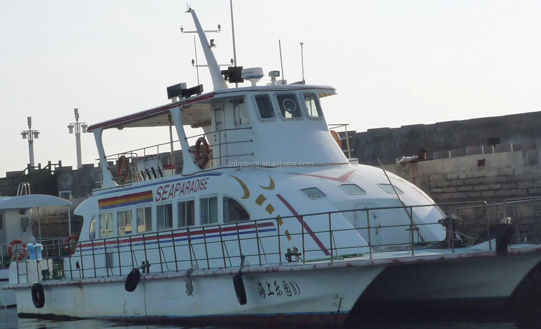 21,38 м FRP, катамаран, пассажирская лодка, туристическая лодка, водный экскурсионный мотоцикл