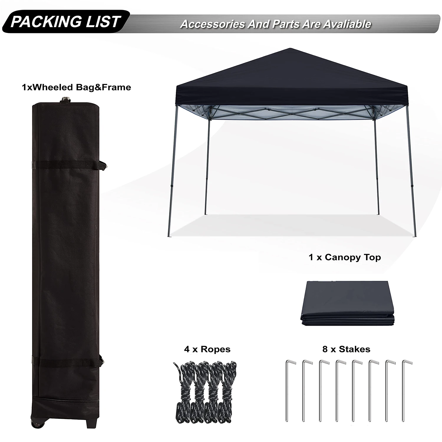 Custom Logo Printed Outdoor Sports Tent with Slant Leg Waterproof Foldable 10x10 Pop Up Canopy