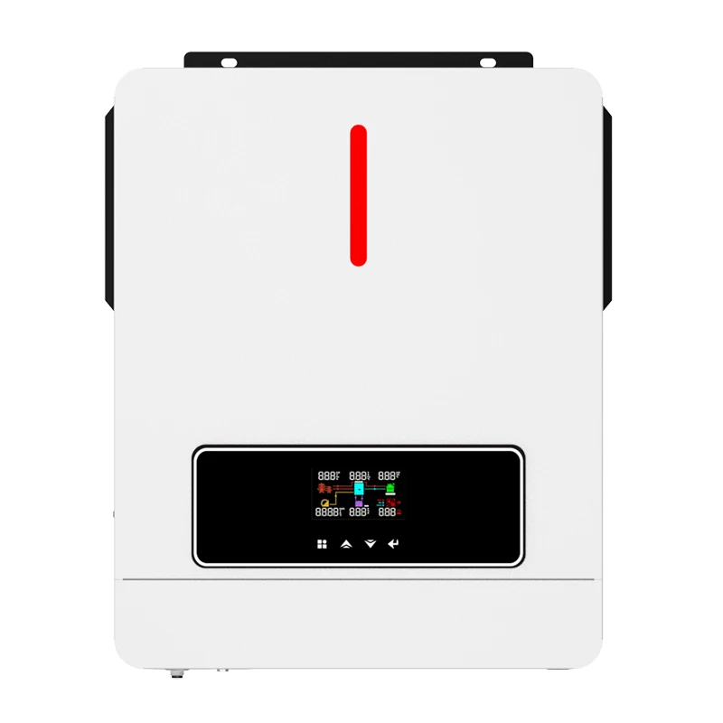 Wholesale 3kw 6kw 3kva Single Phase On Off Grid MPPT Solar Hybrid Inverter with Lithium Battery