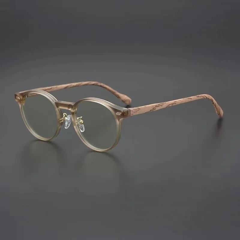 New Arrival Vintage Round Optic Glasses Frames Unisex Wholesale with Custom Logo Trendy Women and Men Spectacle