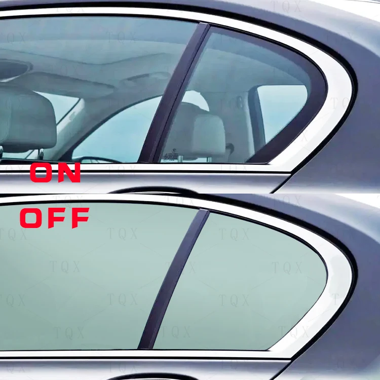 Car Tint Film Auto Electronic Glass Ultra HD Smart Dimming Film Security Heat resistant Window Tint Film for Car Tinted Roll