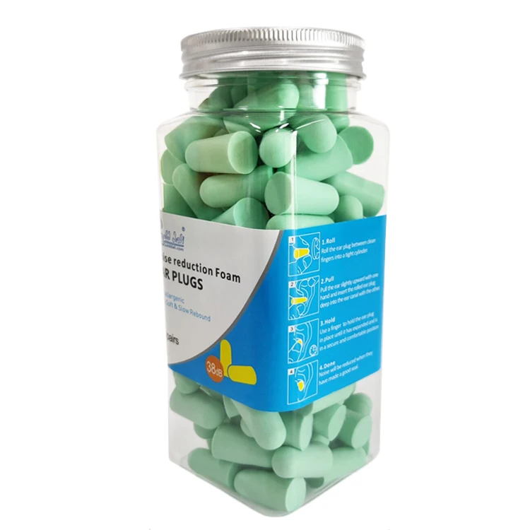 60 Pairs Foam Earplugs for sleeping noise canceling